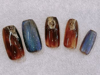 ブラウンニュアンス　シンプル