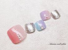 アダマス(Adamas)/縦グラデFootネイル