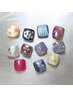 【フット】選べる親指1本デザイン＋カラーorラメ¥7900