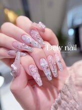 デリーネイル(Dely_nail)/春の訪れフレンチ×桜ネイル