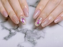 ネイル ファンシーファング(nail_fancy_fang)/薔薇ネイル