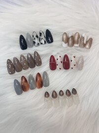 秋ネイル定額5500円