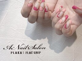 ピンクsummerネイル