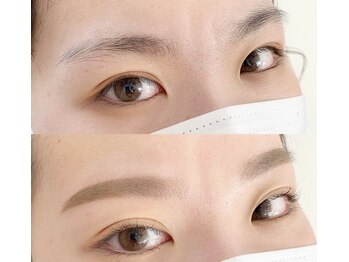 ホワイトアイ 心斎橋(WHITEEYE)/◇ストレートアーチ眉◇