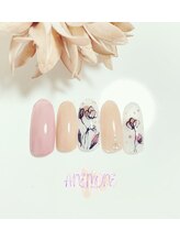 アネモネ(ANEMONE)/線画フラワーアートネイル☆