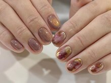 アイネイルズ 渋谷店(I nails)/【Karin.m】マグネット×インク