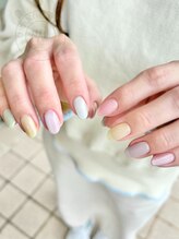 オレンジスティック/パステルカラー　マグネット