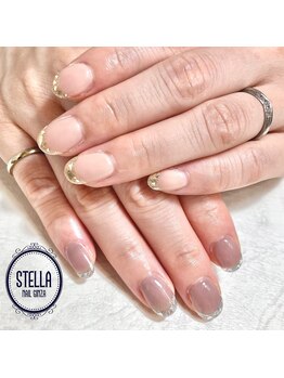 ステラネイルギンザ(STELLA NAIL GINZA)/HAND*フレンチ(追加料金)