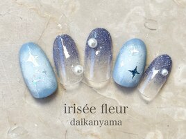 チークネイル☆ラメグラパール