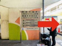 ルルト 町田店/4 階段をおりたら右