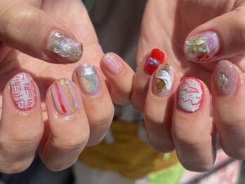 ネイルサロン アトリエ エフ(atelier efu)/【ミキ】ごちゃごちゃっ