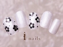 アイネイルズ 町田店(I nails)/フラワーホロネイル7980円