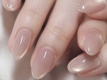 プラスホワイト 久我山/シンプル・マグネットネイル