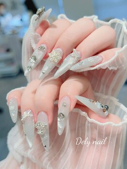 デリーネイル(Dely_nail)/ホワイトクリスマスネイル