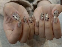 アイネイルズ 梅田店(I nails)/Airi限定ニュアンスドットネイル