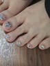 夏のフットネイルはこれで決まり！大人気のリフレクション