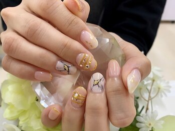 プルミエ ネイル(Premier Nail)/大理石ネイル☆