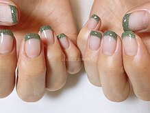 シーセブンビューティ(ccccccc b.)/ラメフレンチ