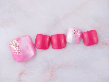 WRネイルズ(WR Nails)/【FOOT】持ち込みアート90分