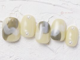 くすみカラーうねうね￥10550