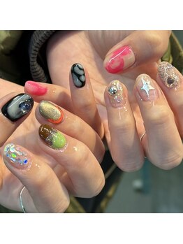ニコ ネイル 八王子店(NICO nail)の写真/【持ち込みデザインOK！】人気の個性派デザインも最短60分でお仕上げ！カラーやサンプルも豊富♪