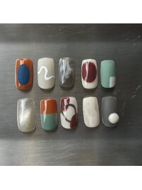 個性派ネイル