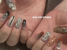ネイルドットスタジオ 堺筋本町(NAIL DOT STUDIO)/クロムネイル