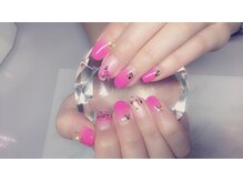 ネイルケアサロンエルミタージュ/グラデーション×ホロ