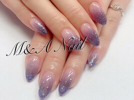 Hand ラメグラデーション