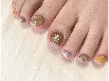 レア(Le'a)/フットart6本　ニュアンスネイル