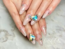 クリーク(CREEK)/春カラーハートジュエルスカルプ