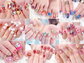 ラルネイル 大宮(Lull. nail)の写真/《こだわりアートネイル◆時間制◆ALLオーダー♪¥10000~》画像持ち込みOK◎【お問い合わせ必須クーポン】