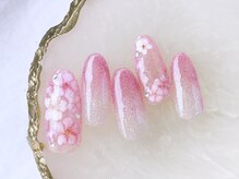ネイルサロンフォーユー(for u)/桜ネイル￥7980