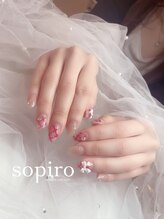 ソピーロ 三番町店(sopiro)/春カラ―ネイル