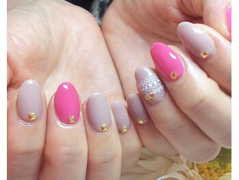 ポイントレースネイル☆