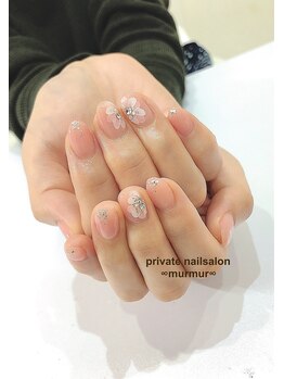 プライベート ネイルサロン マーマ(murmur)/手描きフラワー