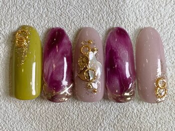 レイネイル 岐阜茜部店(RAY NAIL)/オータムパープル