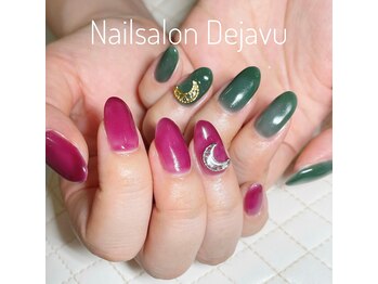 デジャヴ(Dejavu)/秋のワンカラーネイル