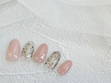 シベル(Ci belle)/クリアネイル/ピンクネイル/秋