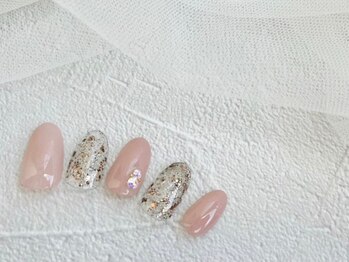 シベル(Ci belle)/クリアネイル/ピンクネイル/秋