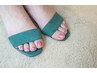 【8月限定♪】フットジェルネイル＆フットスパ　11800円→11000円