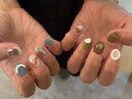 カラフルニュアンスネイル