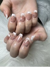 フラワーズネイル(flowers nail)/シンプル おしゃれフレンチ