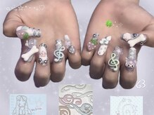 プリンセス(Princess)の雰囲気（☆チップ、ジェルなど飾ってます☆飾っていく予定です♪）