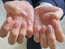 ピンクニュアンスネイル