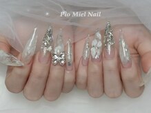 ピオミエルネイル 新宿(pio miel nail)/キラ艶ロングネイル