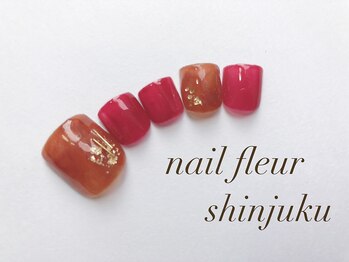 ネイル アンド アイラッシュ フルール 新宿店/フット￥8,000
