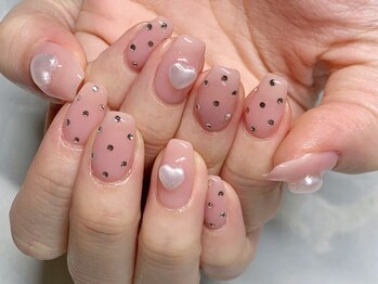 ロワ バイ ジョアアンジェ(Roi by joieange)/ハートネイル 韓国風 ワンホン