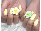 プルメリアネイル/夏ネイル