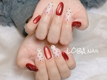 ローバ(LOBA)/ハートドットネイル